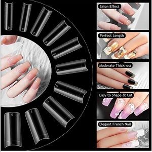 500Pcs. Acrylic Half Cover Fake Nails